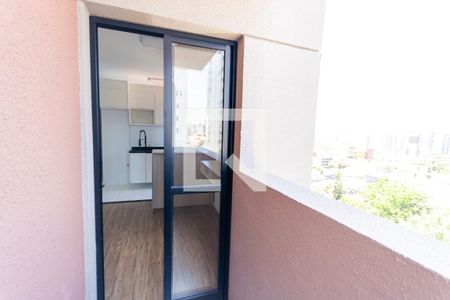 Varanda da Sala de apartamento à venda com 2 quartos, 54m² em Campestre, Santo André