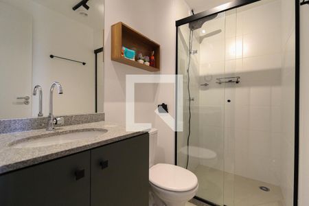 Banheiro de apartamento para alugar com 1 quarto, 28m² em Moema, São Paulo