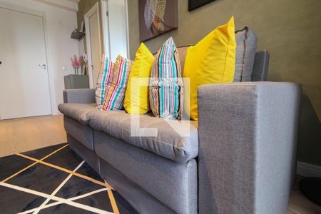 Sala/Cozinha de apartamento para alugar com 1 quarto, 28m² em Moema, São Paulo