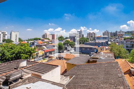 Sala/Cozinha - Vista Varanda de apartamento à venda com 1 quarto, 28m² em Vila Madalena, São Paulo