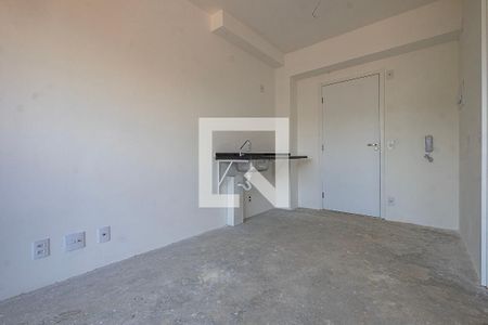 Sala/Cozinha de apartamento à venda com 1 quarto, 28m² em Vila Madalena, São Paulo