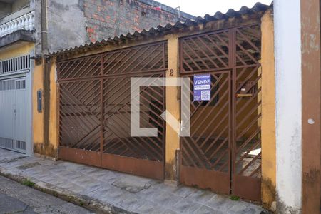 Fachada do imóvel - Placa instalada no portão do imóvel de casa à venda com 1 quarto, 150m² em Vila Verde, São Paulo