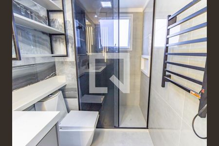 Banheiro da Suíte 1 de apartamento à venda com 3 quartos, 122m² em Brás, São Paulo