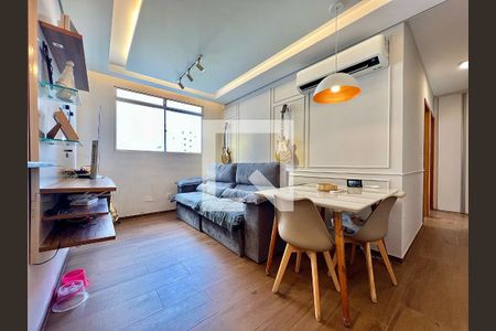 Sala de apartamento para alugar com 2 quartos, 60m² em Paquetá, Belo Horizonte