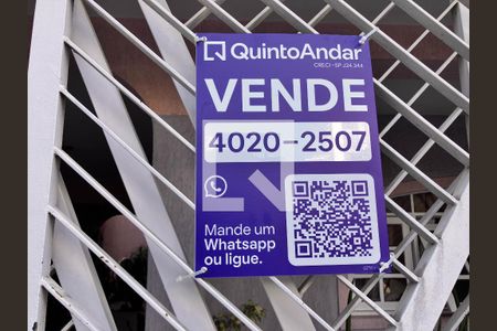 Placa instalada OZTP - 1147 de casa à venda com 4 quartos, 220m² em Vila Graciosa, São Paulo