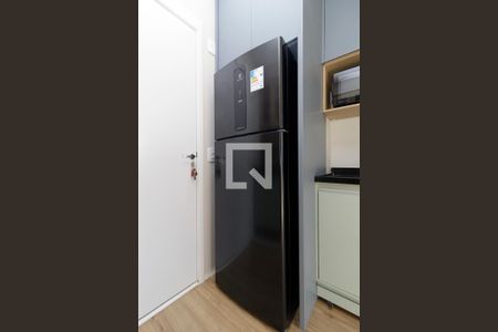 Cozinha de apartamento para alugar com 1 quarto, 27m² em Campo Belo, São Paulo