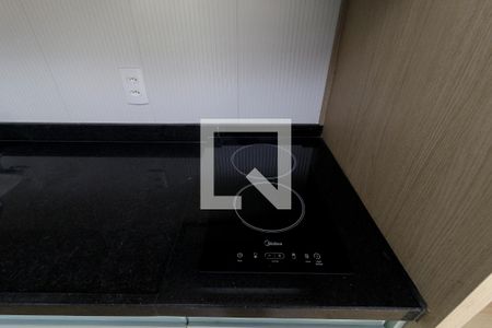Cozinha de apartamento para alugar com 1 quarto, 27m² em Campo Belo, São Paulo