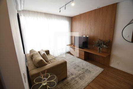 Sala de apartamento para alugar com 1 quarto, 50m² em Cambuí, Campinas