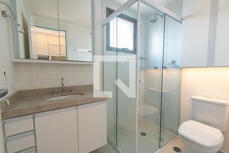 Banheiro de kitnet/studio para alugar com 1 quarto, 20m² em Ipiranga, São Paulo