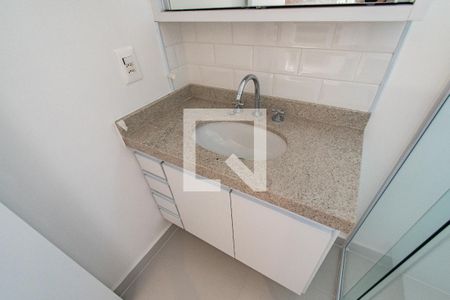 Banheiro de kitnet/studio para alugar com 1 quarto, 20m² em Ipiranga, São Paulo