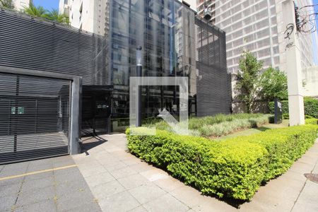 Fachada do Prédio de apartamento para alugar com 1 quarto, 70m² em Vila Olímpia, São Paulo