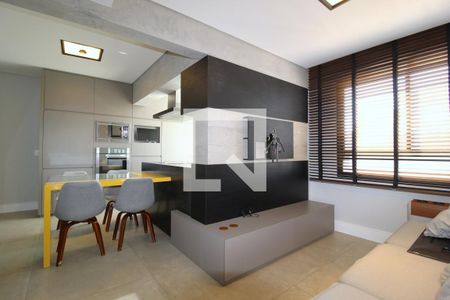 Sala/Cozinha de apartamento à venda com 1 quarto, 70m² em Vila Olímpia, São Paulo