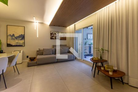 Sala de apartamento à venda com 2 quartos, 84m² em Santo Amaro, São Paulo