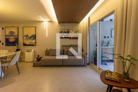 Sala de apartamento à venda com 2 quartos, 84m² em Santo Amaro, São Paulo