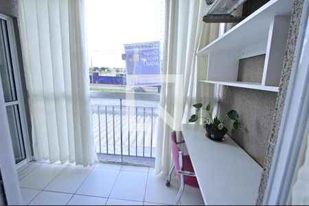 Varanda da Sala de apartamento para alugar com 2 quartos, 63m² em Jardim Atlantico, Goiânia