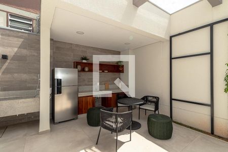 Área comum - Churrasqueira de apartamento para alugar com 1 quarto, 27m² em Moema, São Paulo
