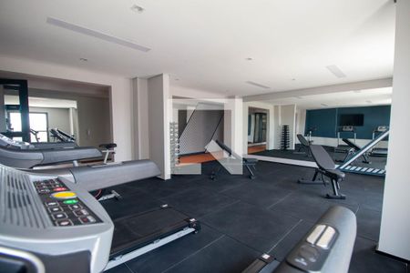 Área comum - Academia de apartamento para alugar com 1 quarto, 32m² em Santo Amaro, São Paulo