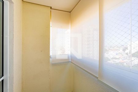 Varanda da sala  de apartamento à venda com 2 quartos, 48m² em Centro, Diadema