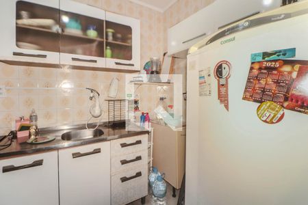 Cozinha e Área de Serviço de apartamento à venda com 1 quarto, 42m² em Jardim Dona Leopoldina, Porto Alegre