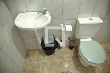 Banheiro da Suíte da edícula de casa à venda com 2 quartos, 173m² em Vila Planalto, São Bernardo do Campo
