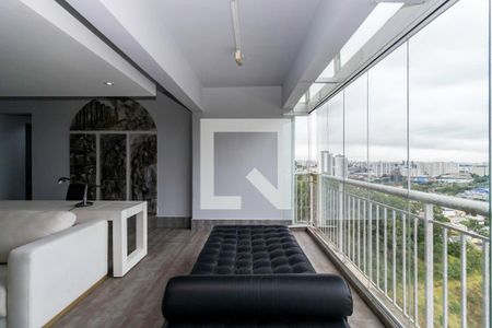 Varanda da Sala de apartamento à venda com 2 quartos, 95m² em Vila Andrade, São Paulo