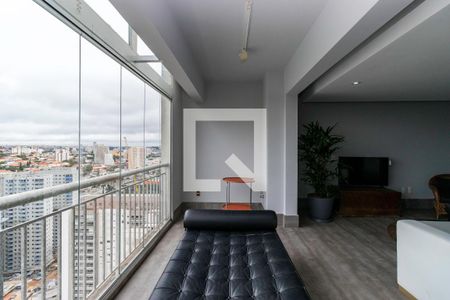 Varanda da Sala de apartamento à venda com 2 quartos, 95m² em Vila Andrade, São Paulo