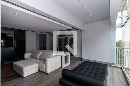 Varanda da Sala de apartamento à venda com 2 quartos, 95m² em Vila Andrade, São Paulo