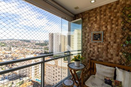Varanda Gourmet de apartamento à venda com 2 quartos, 60m² em Picanço, Guarulhos