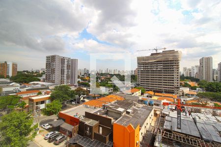 Vista de kitnet/studio para alugar com 1 quarto, 28m² em Indianópolis, São Paulo