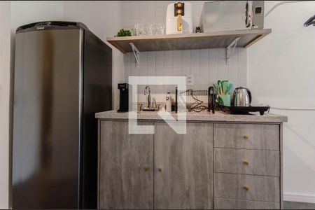 Cozinha de kitnet/studio à venda com 1 quarto, 20m² em Liberdade, São Paulo