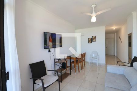 Sala de apartamento para alugar com 2 quartos, 70m² em Loteamento Joao Batista Juliao, Guarujá
