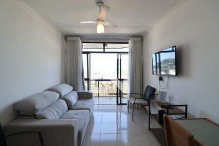 Sala de apartamento para alugar com 2 quartos, 70m² em Loteamento Joao Batista Juliao, Guarujá