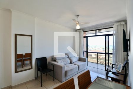 Sala de apartamento para alugar com 2 quartos, 70m² em Loteamento Joao Batista Juliao, Guarujá