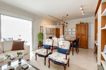 Sala de apartamento à venda com 3 quartos, 115m² em Campo Belo, São Paulo