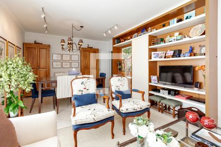 Sala de apartamento à venda com 3 quartos, 115m² em Campo Belo, São Paulo