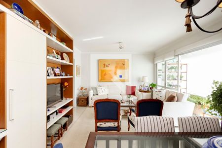 Sala de apartamento à venda com 3 quartos, 115m² em Campo Belo, São Paulo