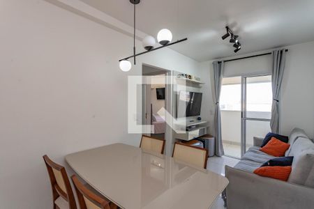 Sala  de apartamento à venda com 2 quartos, 48m² em Centro, Diadema