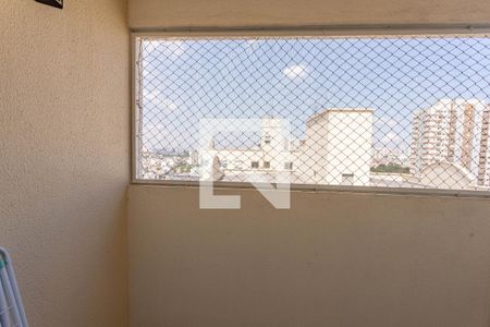 Varanda da sala  de apartamento à venda com 2 quartos, 48m² em Centro, Diadema