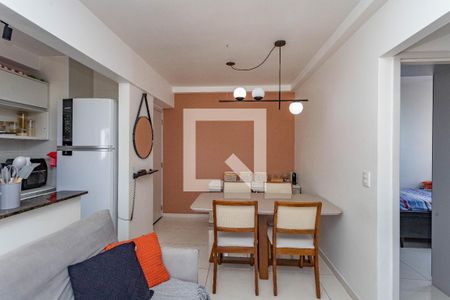 Sala  de apartamento à venda com 2 quartos, 48m² em Centro, Diadema