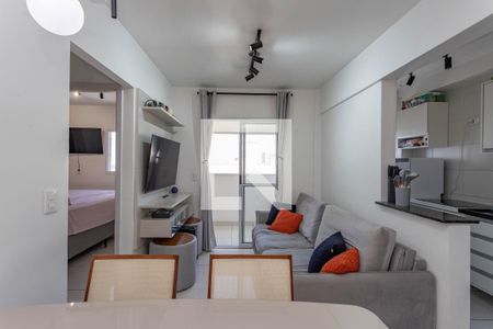 Sala  de apartamento à venda com 2 quartos, 48m² em Centro, Diadema