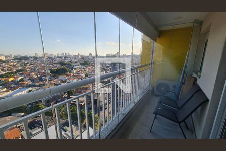 Varanda de kitnet/studio para alugar com 1 quarto, 38m² em Centro, Guarulhos