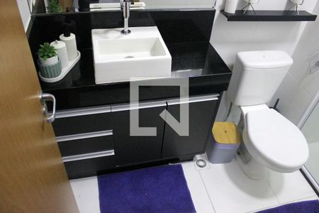 Banheiro de kitnet/studio para alugar com 1 quarto, 38m² em Centro, Guarulhos