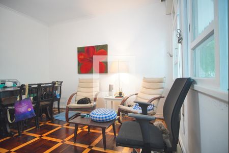 Sala de apartamento à venda com 3 quartos, 124m² em Petrópolis, Porto Alegre
