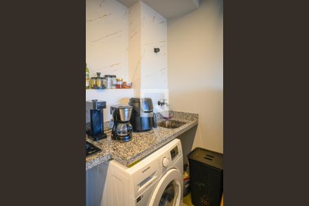 Cozinha  de apartamento à venda com 2 quartos, 36m² em Vila Moinho Velho, São Paulo