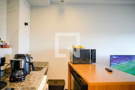 Cozinha  de apartamento à venda com 2 quartos, 36m² em Vila Moinho Velho, São Paulo