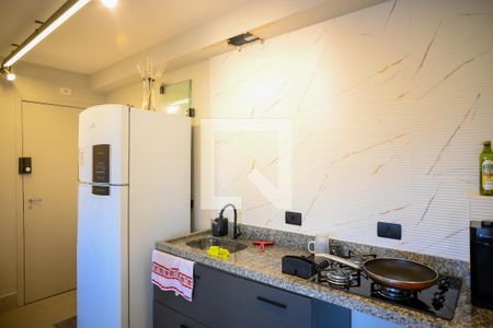 Cozinha  de apartamento à venda com 2 quartos, 36m² em Vila Moinho Velho, São Paulo