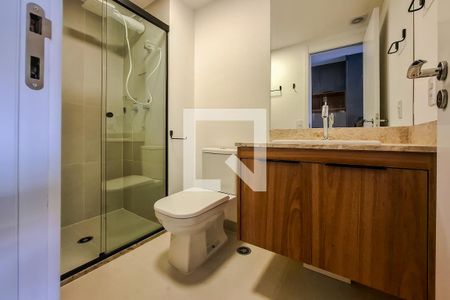 kitnet studio banheiro de kitnet/studio para alugar com 1 quarto, 25m² em Vila Mariana, São Paulo