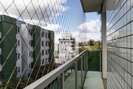 Varanda da Suíte de apartamento à venda com 3 quartos, 150m² em Luxemburgo, Belo Horizonte