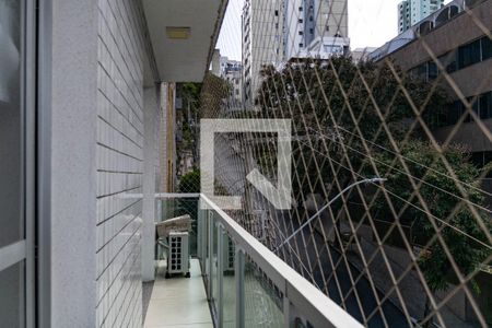 Varanda da Suíte de apartamento à venda com 3 quartos, 150m² em Luxemburgo, Belo Horizonte