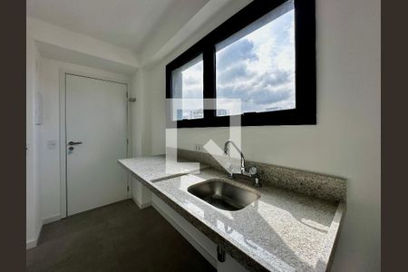 Cozinha de apartamento à venda com 1 quarto, 42m² em Vila Cordeiro, São Paulo